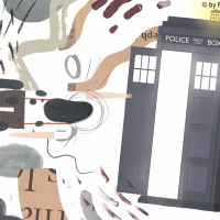 Illustration zu Doctor Who, © by Richard Klippfeld