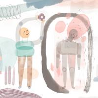 Illustration zum alleinerziehend Studieren Artikel, Copyright by Richard Klippfeld