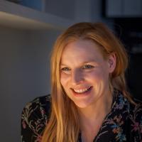 Judith Holofernes hat die große Flotte Wir sind Helden verlassen und sitzt nun allein im Ruderboot  Foto: Alexander Gotter 