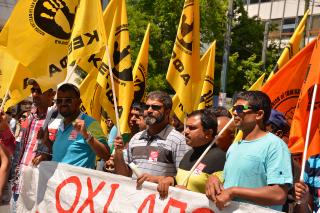 Migrant_innenorganisationen fordern ihre Rechte ein. Foto: Dieter Diskovic Migrant_innenorganisationen fordern ihre Rechte ein. Foto: Dieter Diskovic