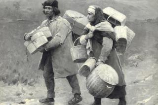 Goral und Goralin bei Szczawnica © ÖNB Bildarchiv und Grafiksammlung 