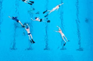 Foto: Christopher Glanzl Unterwasserrugby Foto: Christopher Glanzl