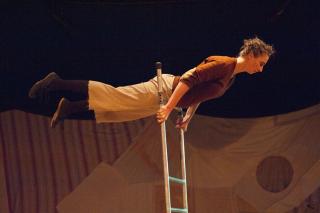 Foto: privat Eine Leiterakrobatin